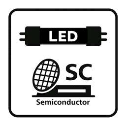 半導体工場イエローLEDランプ